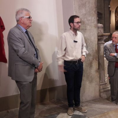 Immagine miniatura 11 settembre, chiesa di San Paolino: Oriano Landucci (Fondazione), Valentino Anselmi (Soprintendenza Beni artistici), Antonio Romiti (Istituto storico lucchese)