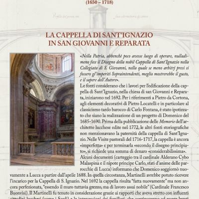 Immagine miniatura Progetti lucchesi: cappella di Sant'Ignazio (chiesa di San Giovanni e Reparata)