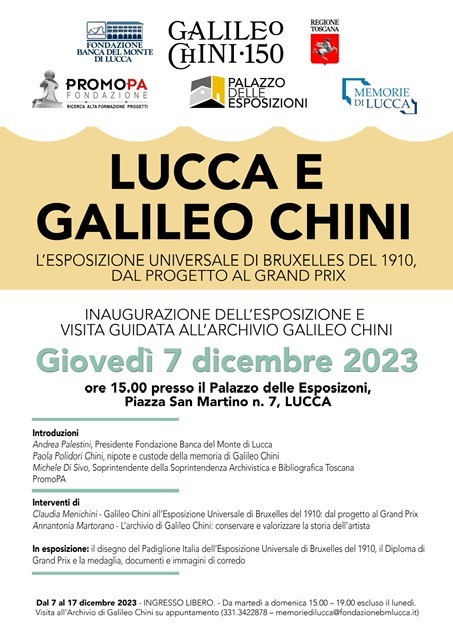 7 dicembre 2023: Lucca e Galileo Chini