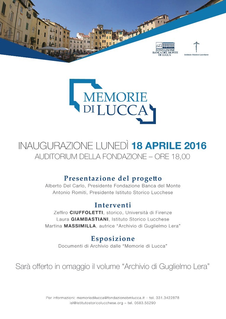 18 aprile 2016: Inaugurazione del progetto 