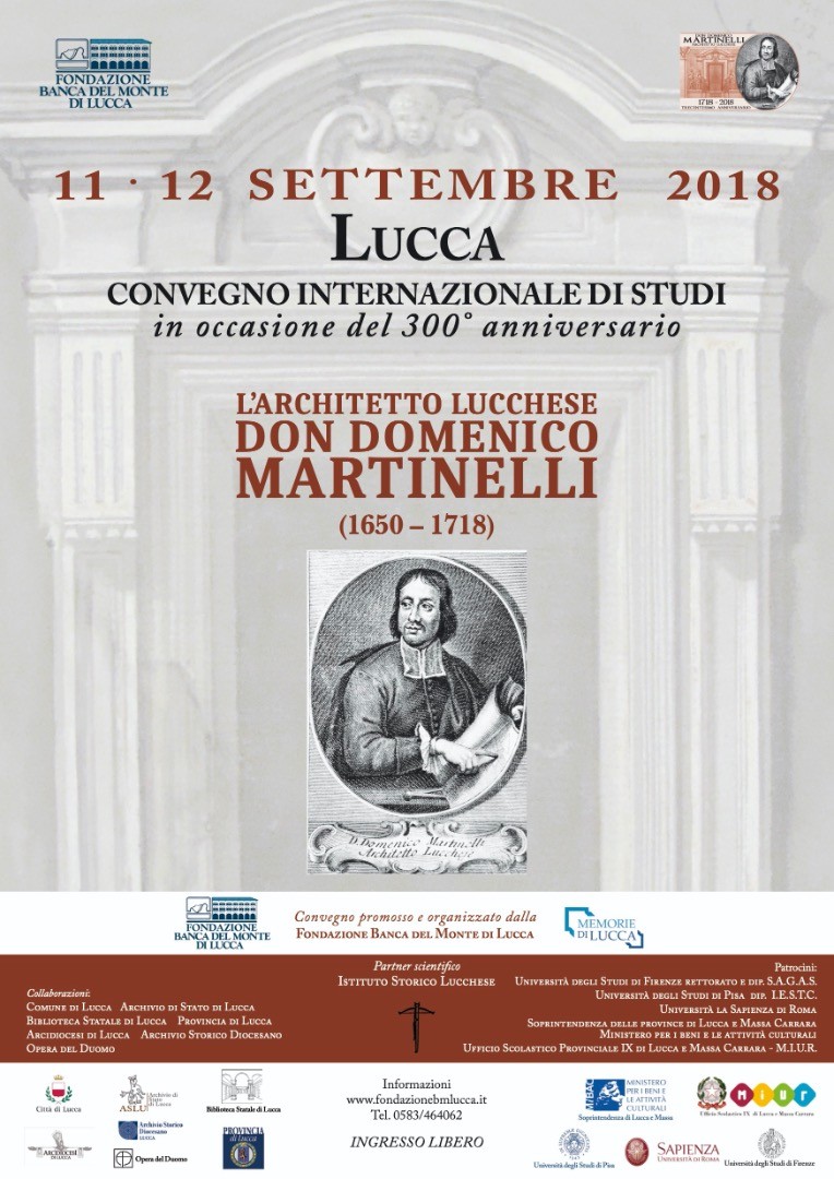 11-12 settembre 2018: convegno internazionale su Domenico Martinelli